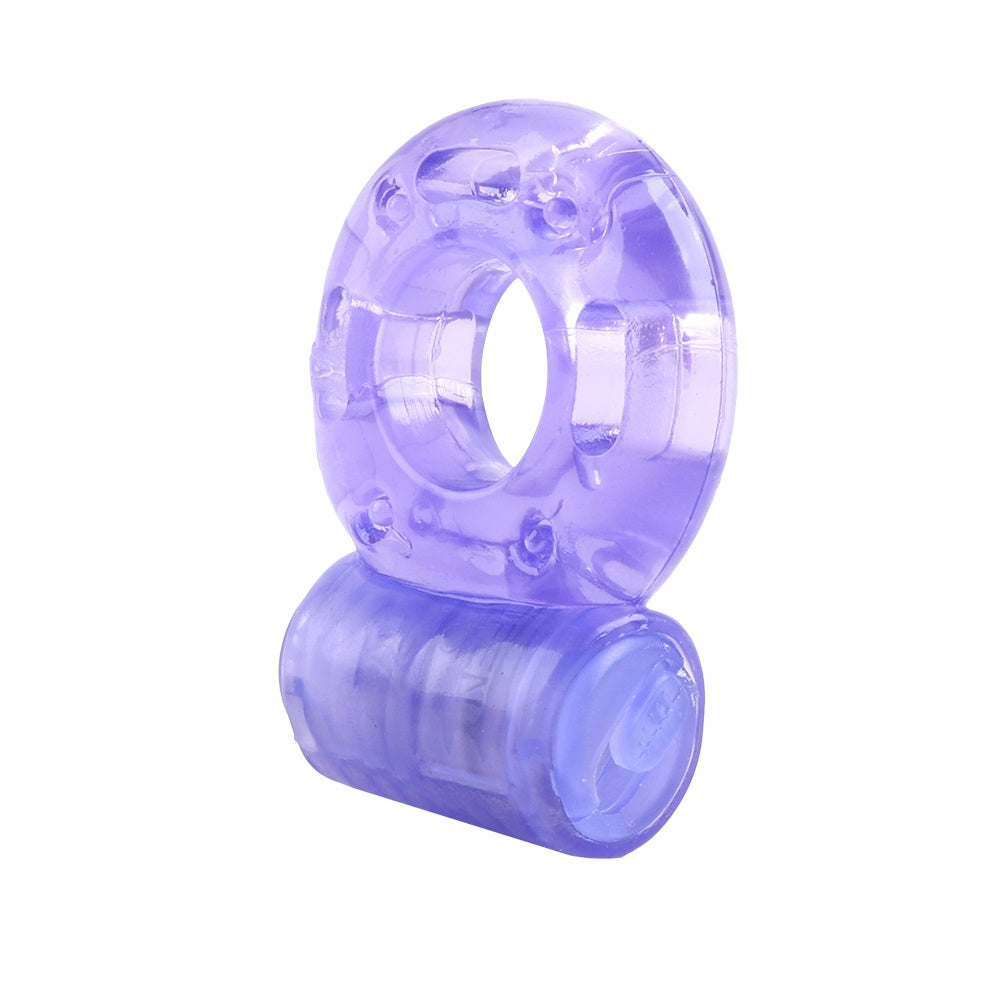 Rev Rings Single Speed Vibrating Cock Ring (Purple) – Couples Vibrating Cock Ring