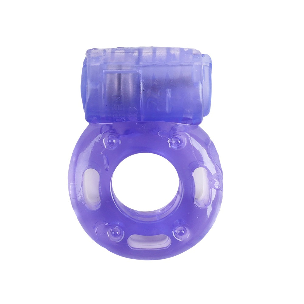 Rev Rings Single Speed Vibrating Cock Ring (Purple) – Couples Vibrating Cock Ring