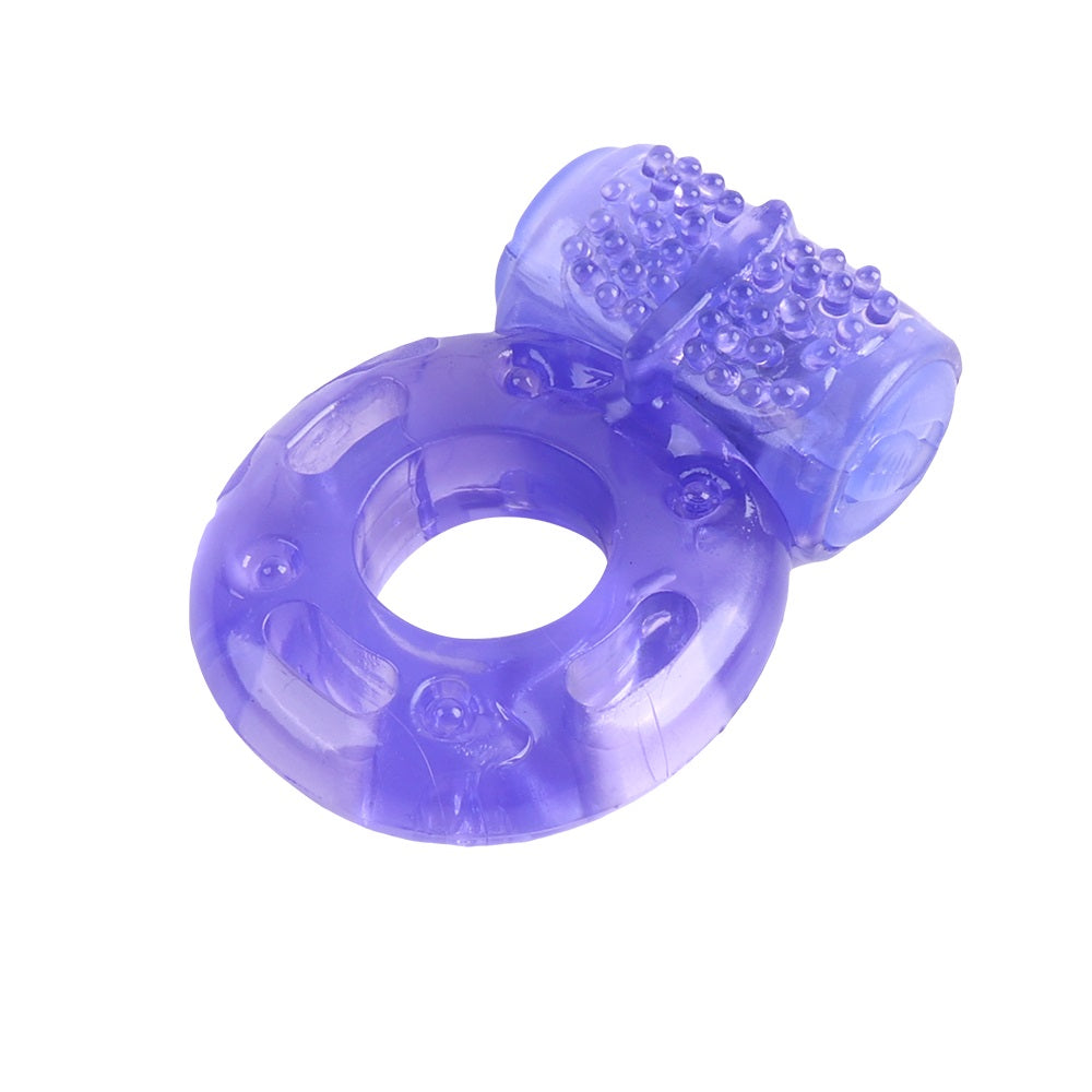Rev Rings Single Speed Vibrating Cock Ring (Purple) – Couples Vibrating Cock Ring