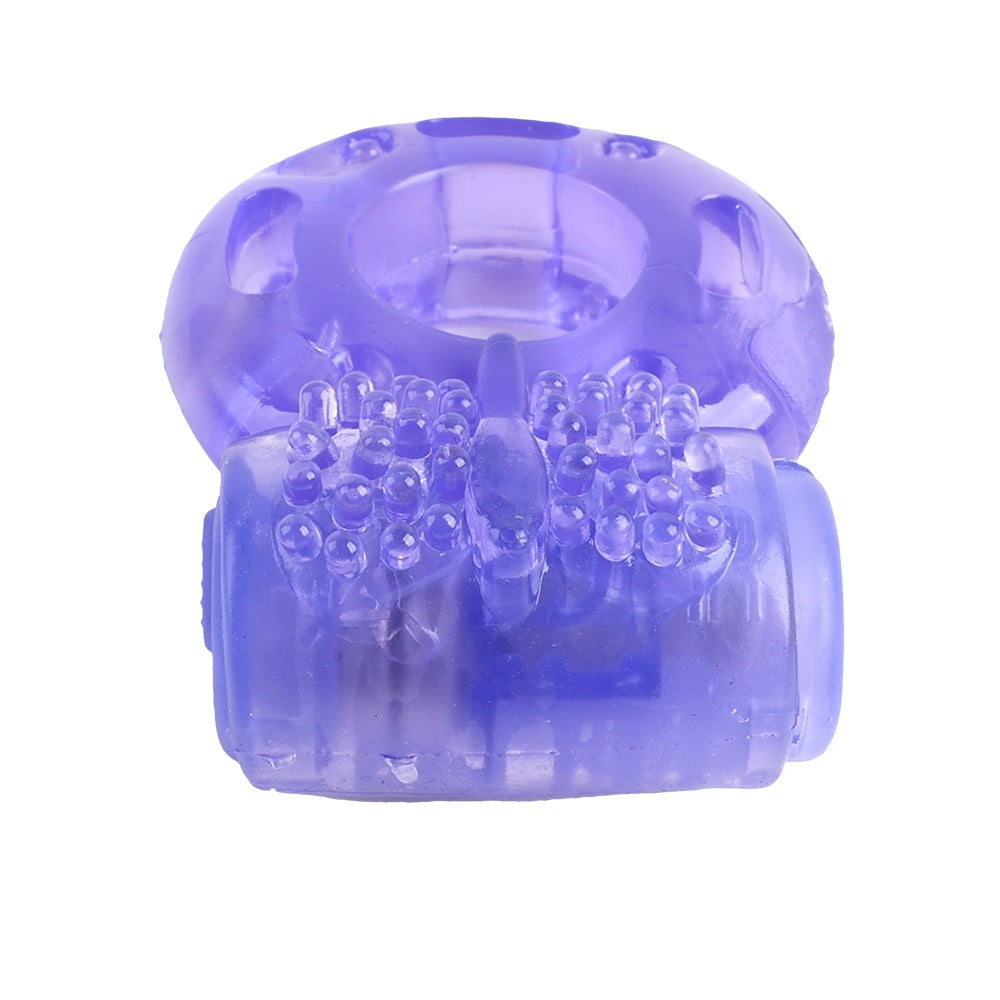 Rev Rings Single Speed Vibrating Cock Ring (Purple) – Couples Vibrating Cock Ring