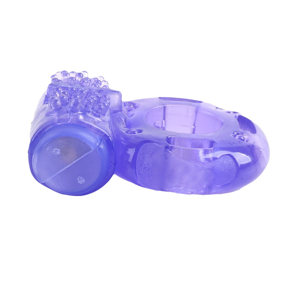 Rev Rings Single Speed Vibrating Cock Ring (Purple) – Couples Vibrating Cock Ring