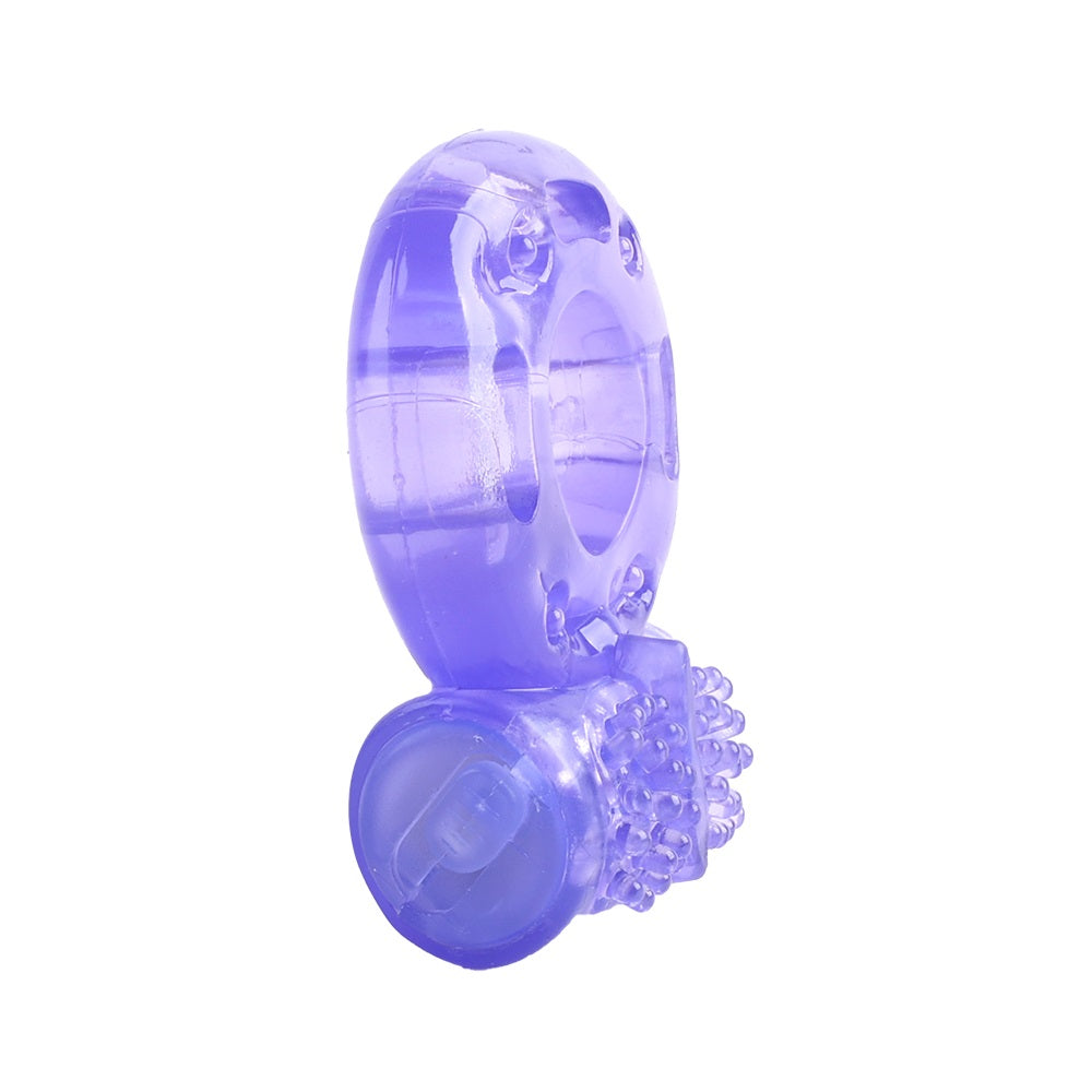 Rev Rings Single Speed Vibrating Cock Ring (Purple) – Couples Vibrating Cock Ring