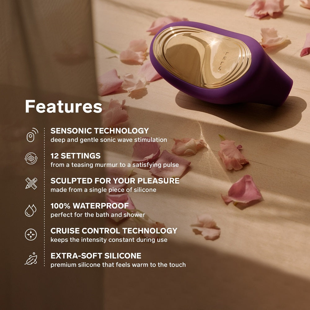 Lelo Sona 2 Cruise (Black) – Waterproof Clitoral Massager with Cruise Control