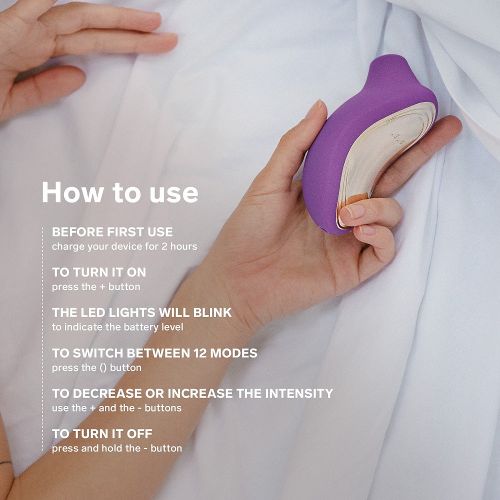 Lelo Sona 2 Cruise (Black) – Waterproof Clitoral Massager with Cruise Control