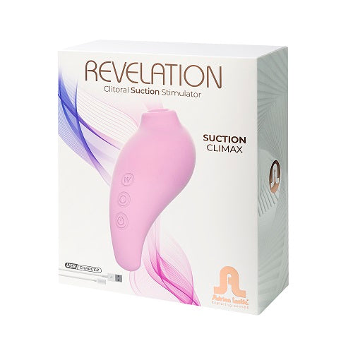 Adrien Lastic Revelation Pink Clitoral Suction Stimulator with Battery and Nine Function Modes