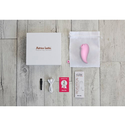 Adrien Lastic Revelation Pink Clitoral Suction Stimulator with Battery and Nine Function Modes