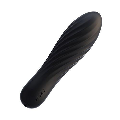 Svakom Tulip (Black) – Rechargeable Waterproof Bullet Vibrator with 10 Vibration Modes