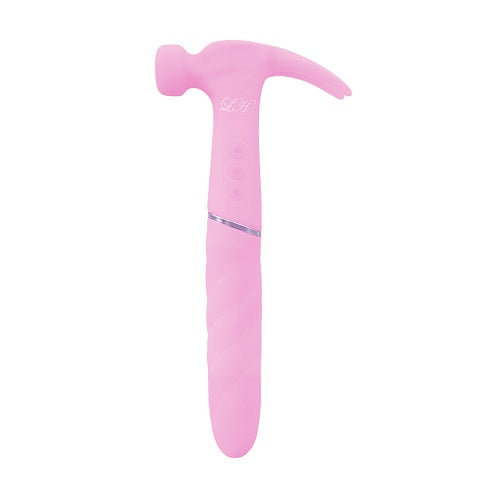 Love Hamma Round Tip Vibrator Pink with Dual Stimulation and Multiple Speeds