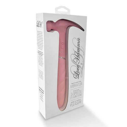 Love Hamma Round Tip Vibrator Pink with Dual Stimulation and Multiple Speeds