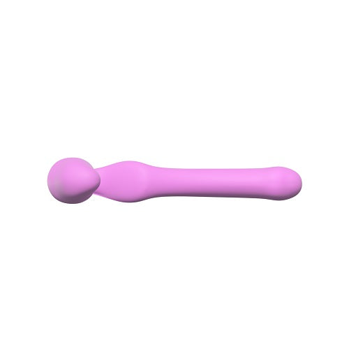 Adrien Lastic Queens Strapless Strap-On Pink Small Bendable Semi-Realistic Silicone Dildo