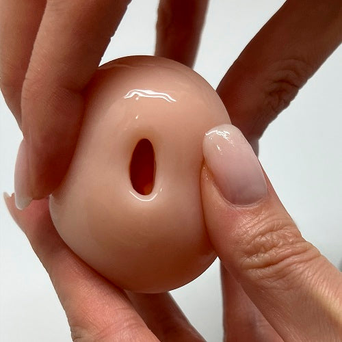 Alive Mini Shot Masturbator Compact Travel-Sized Strokerl White and Orange