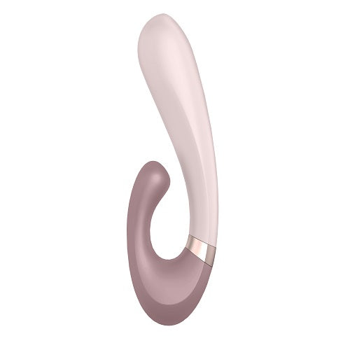 Satisfyer Heat Wave Connect App Vibrator Mauve with Dual Motors and Warming Function