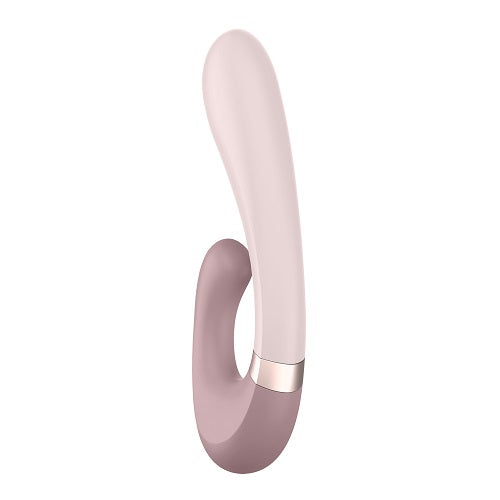 Satisfyer Heat Wave Connect App Vibrator Mauve with Dual Motors and Warming Function