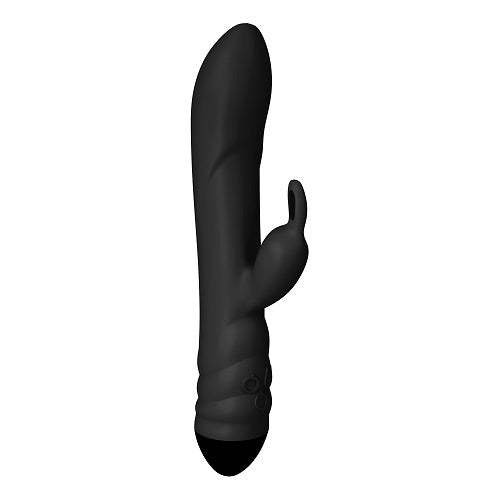 Adrien Lastic Twister Rabbit Massager Black with Ultra Wave Motion System