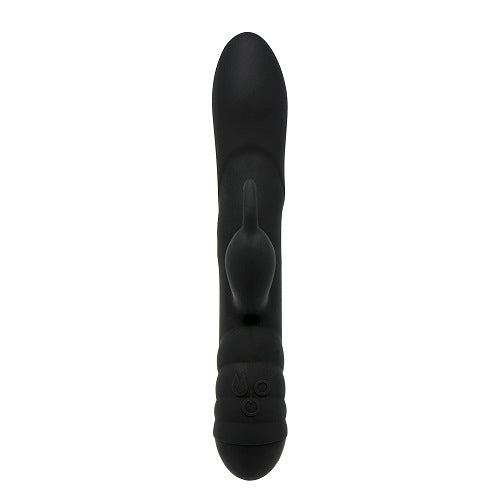Adrien Lastic Twister Rabbit Massager Black with Ultra Wave Motion System
