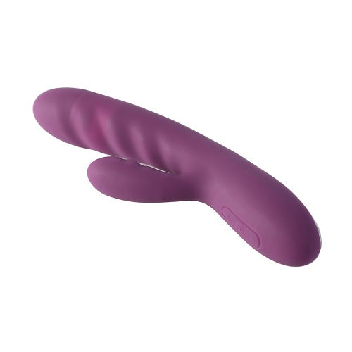 Svakom Avery (Black) – Waterproof Thrusting Vibrator with Clitoral Stimulator and Multiple Modes