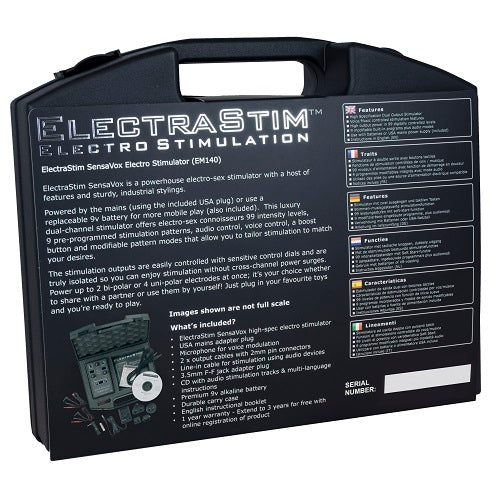 ElectraStim SensaVox – Advanced Dual-Channel Electro Sex Stimulator