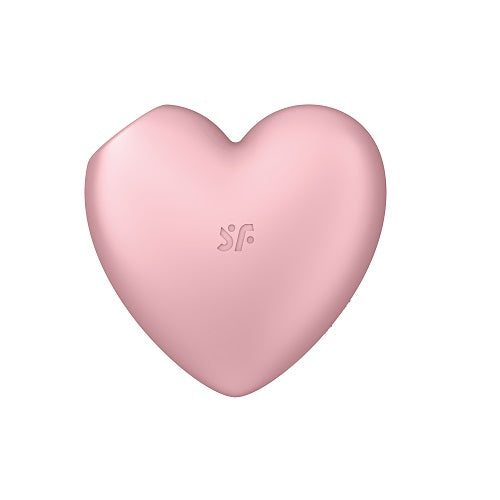 Satisfyer Cutie Heart Vibrator Pink Light Red Air Pulsation Stimulator