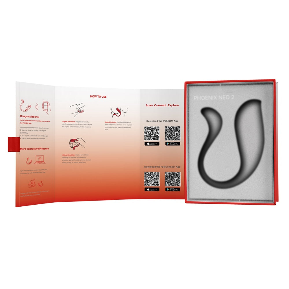 Svakom Phoenix Neo 2 – Interactive App-Controlled Silicone Vibrator