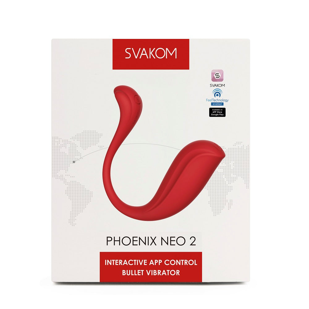 Svakom Phoenix Neo 2 – Interactive App-Controlled Silicone Vibrator