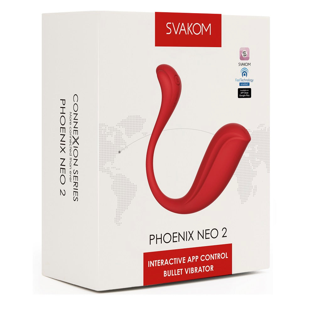 Svakom Phoenix Neo 2 – Interactive App-Controlled Silicone Vibrator