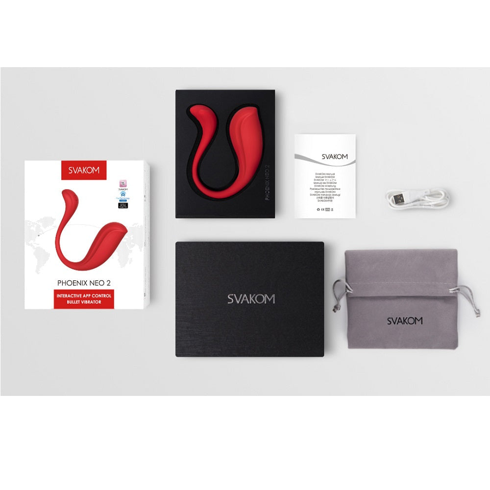 Svakom Phoenix Neo 2 – Interactive App-Controlled Silicone Vibrator