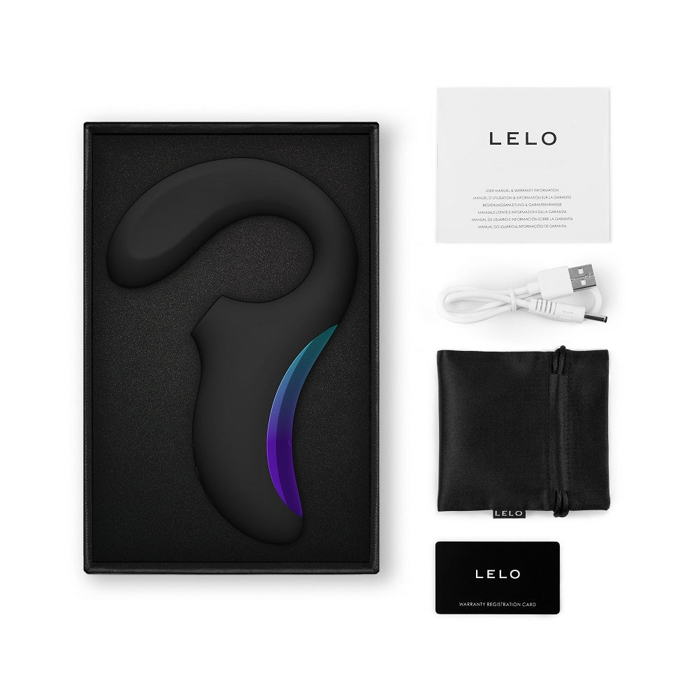 Lelo Enigma Wave (Black) – Luxury G-Spot and Clitoris Massager