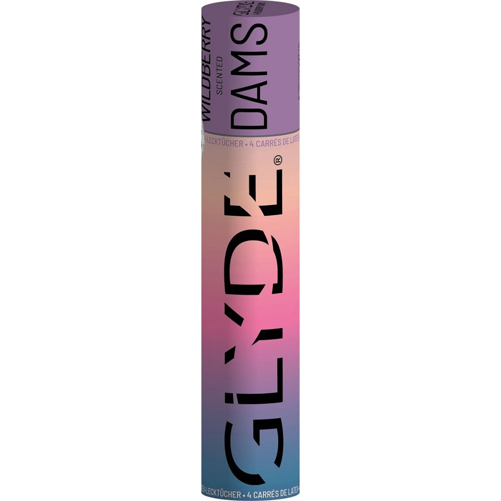 Sheer Glyde Vegan Dams Wildberry Flavour 4 Pack – Barrier Latex Sheets