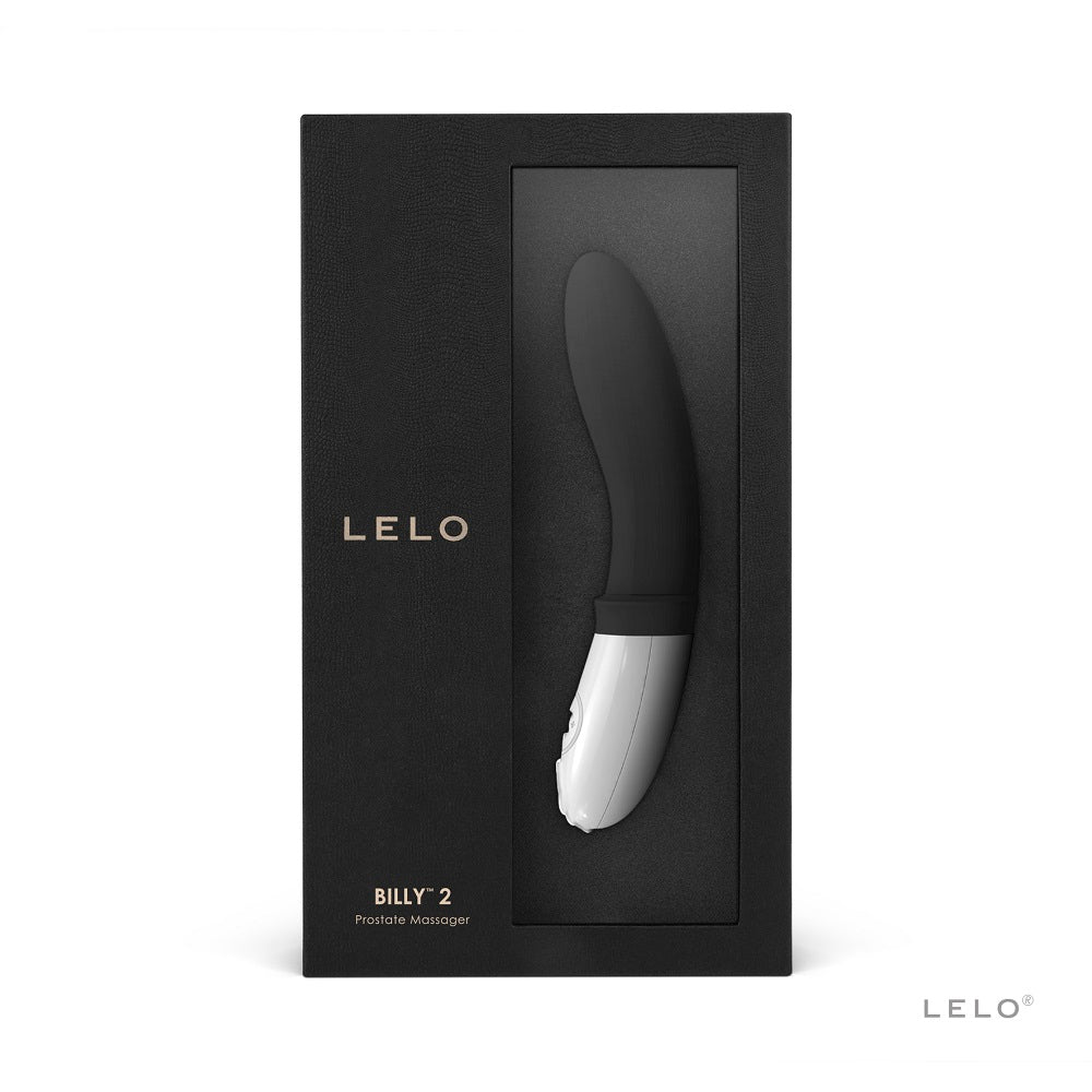Lelo Billy 2 (Deep Black) – Luxury Rechargeable Silicone Prostate Massager 6.5 Inches
