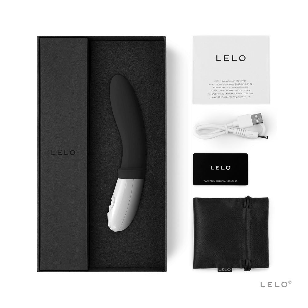 Lelo Billy 2 (Deep Black) – Luxury Rechargeable Silicone Prostate Massager 6.5 Inches