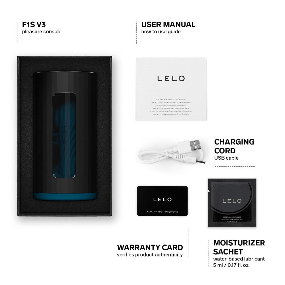 Lelo F1S V3 (Blue) – Interactive AI Male Masturbator