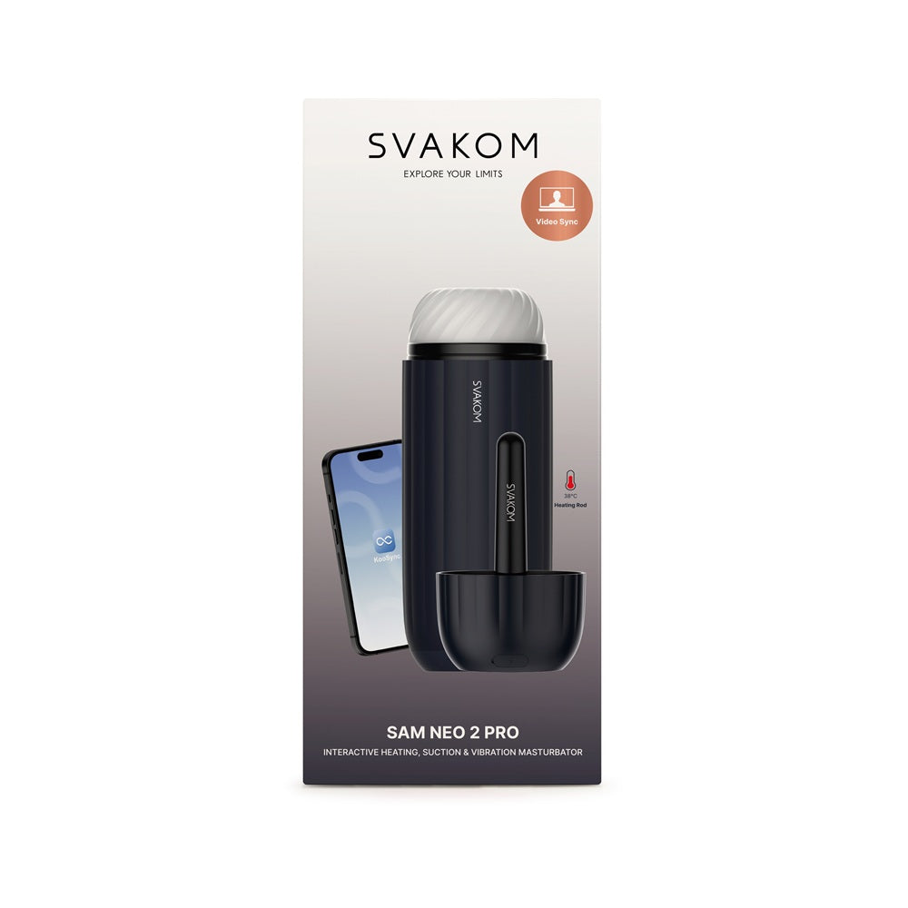 Svakom Sam Neo 2 Pro – Interactive Heating Sucking Vibrating Masturbator