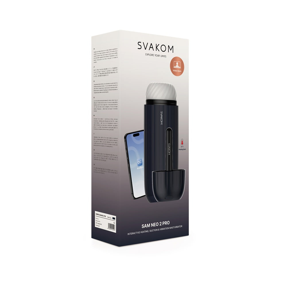Svakom Sam Neo 2 Pro – Interactive Heating Sucking Vibrating Masturbator