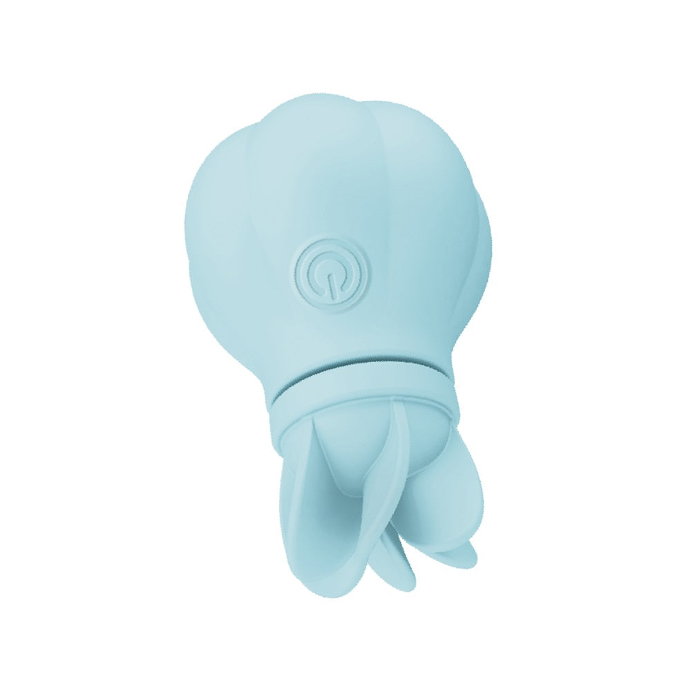 Adrien Lastic Caress Blue Rotating Massager with 5 Interchangeable Heads