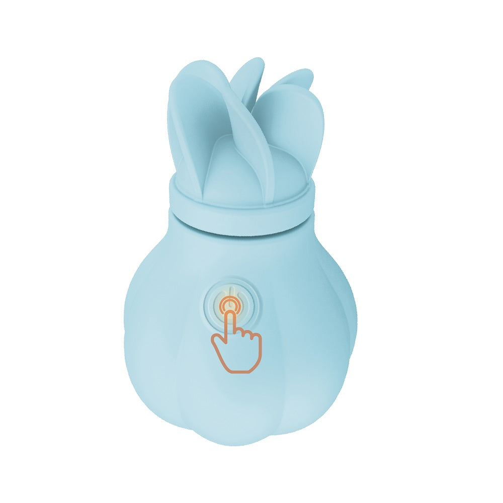 Adrien Lastic Caress Blue Rotating Massager with 5 Interchangeable Heads