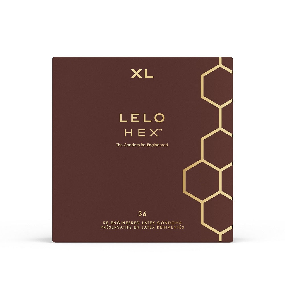 Lelo Hex Respect XL Condoms 36 Pack – Extra Thin Extra Strong Condoms