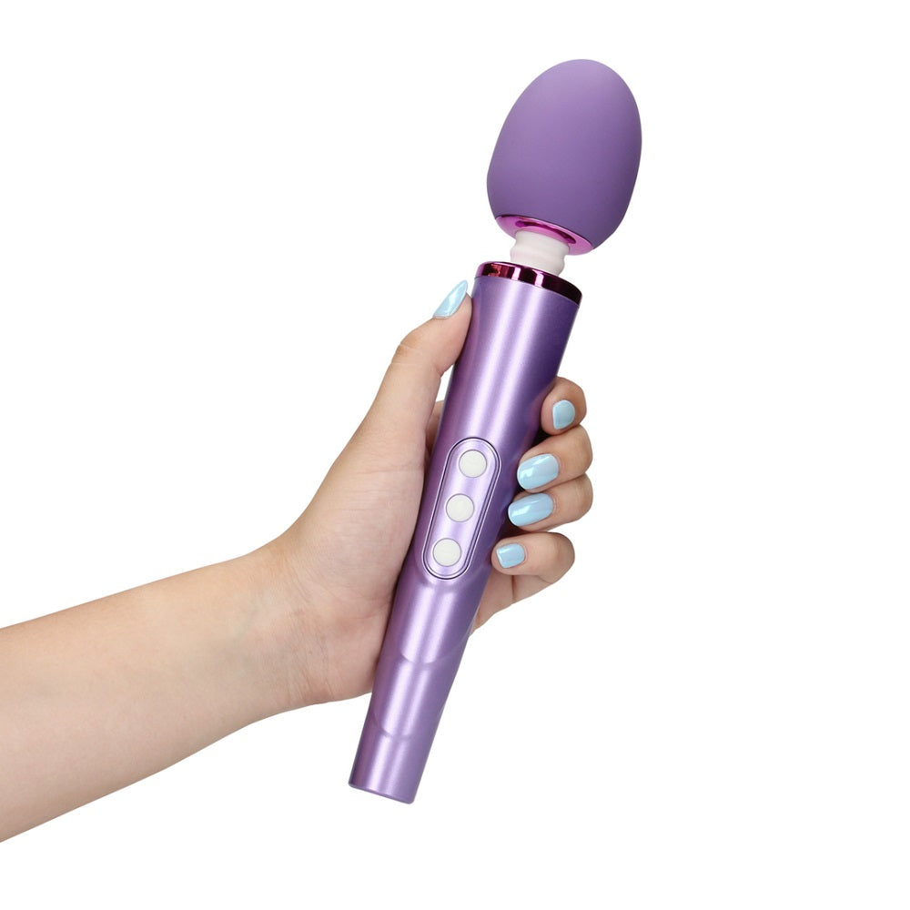 Rechargeable Wand Vibrator – 10 Inch Powerful 6-Speed Vibrator