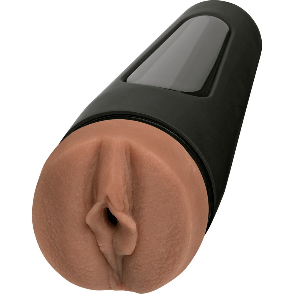 Main Squeeze Honey Gold Ultraskyn Stroker Pussy With Variable Pressure and Textured Interior