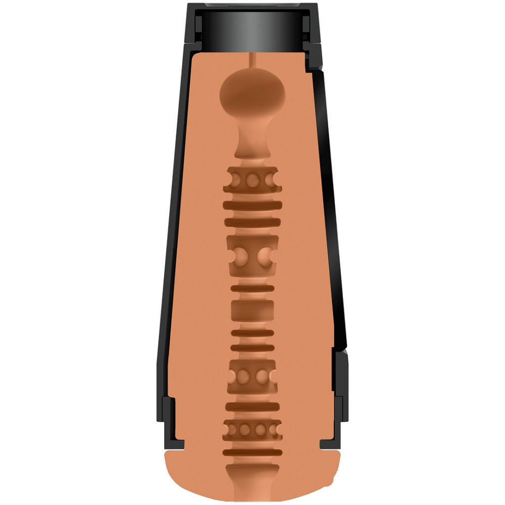 Main Squeeze Honey Gold Ultraskyn Stroker Pussy With Variable Pressure and Textured Interior