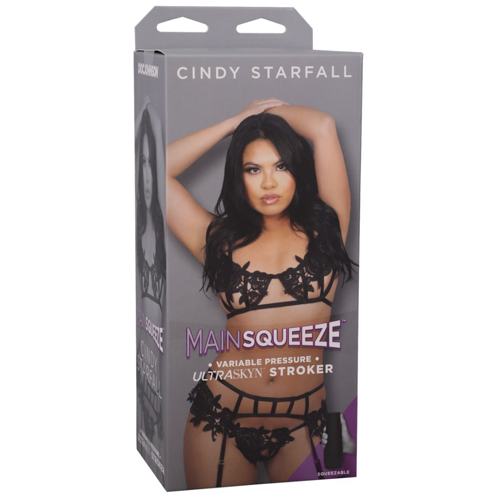 Main Squeeze Cindy Starfall Ultraskyn Stroker Pussy in Vanilla Beige 9 Inch