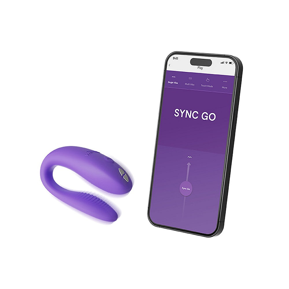 We-Vibe Sync Go (Purple) – Lightweight Wearable Couples Vibrator