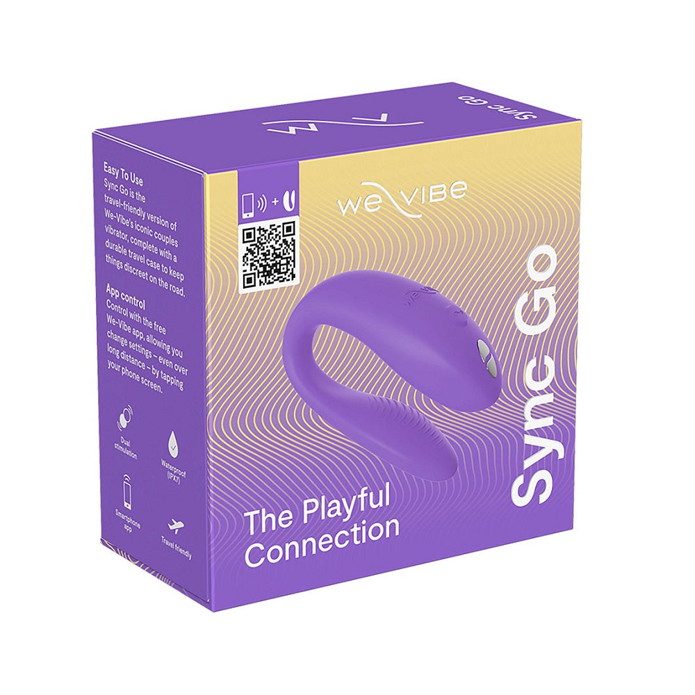 We-Vibe Sync Go (Purple) – Lightweight Wearable Couples Vibrator