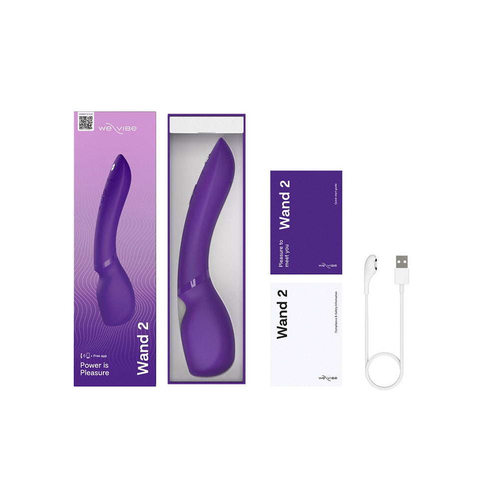 We-Vibe Wand 2 (Purple) – Cordless Powerful Vibrating Massager