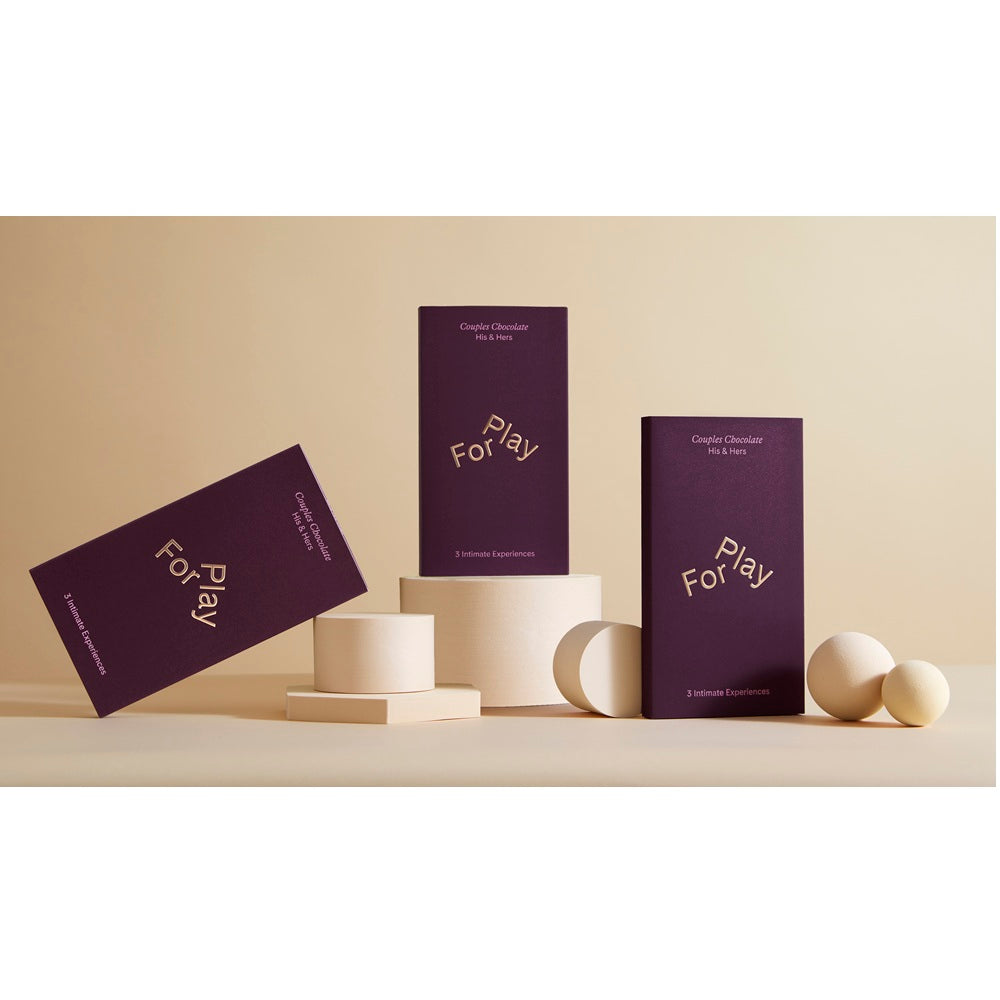 For Play His and Hers Couples Chocolate Milk – Vegan Chocolate Box