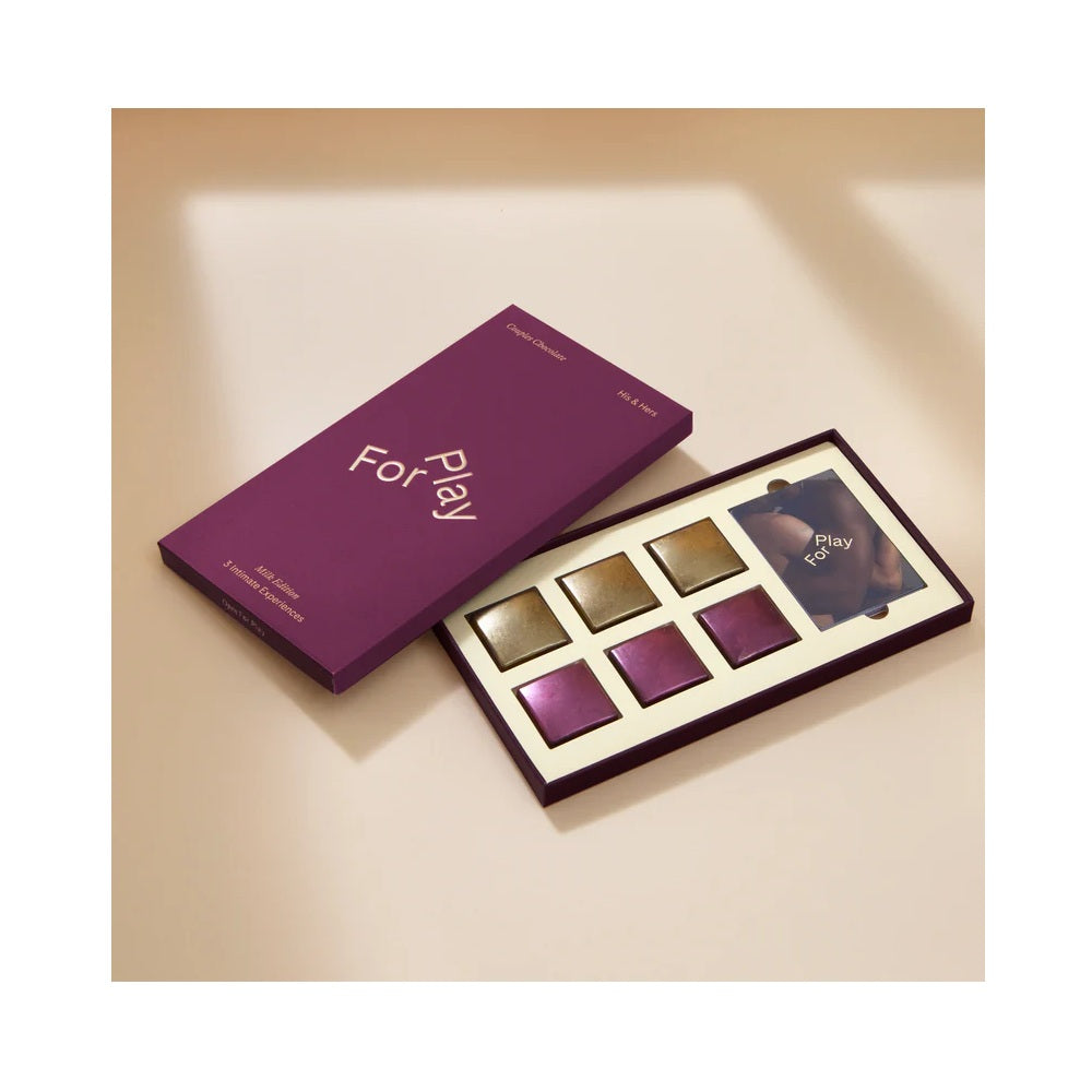 For Play His and Hers Couples Chocolate Milk – Vegan Chocolate Box