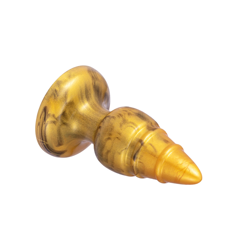 SilexD Fantasy Collection Goldy Medium – Silicone Butt Plug