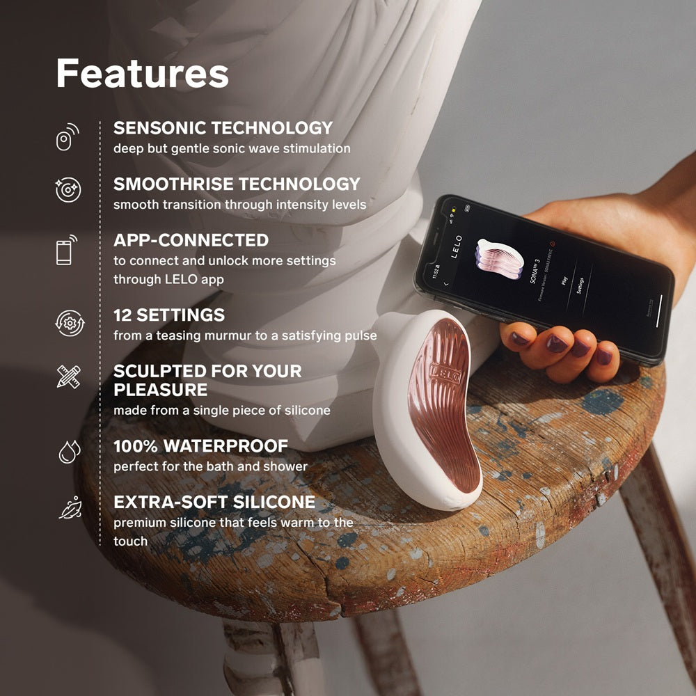 Lelo Sona 3 (White)– Luxury Clitoral Massager
