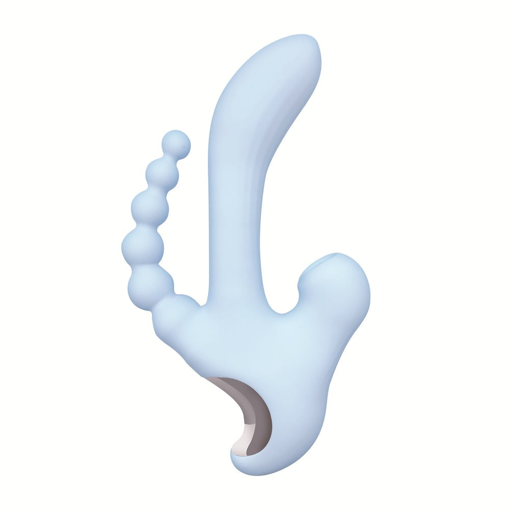 Nasstoys Sky Cirrus Three Way Vibe – USB Rechargeable 4.5 Inch Vibrator
