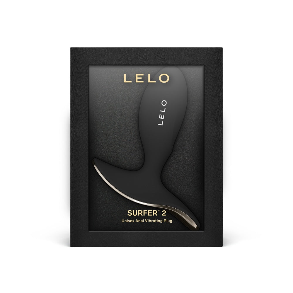 Lelo Surfer 2 – Remote-Controlled Unisex Anal Vibrating Plug - Black