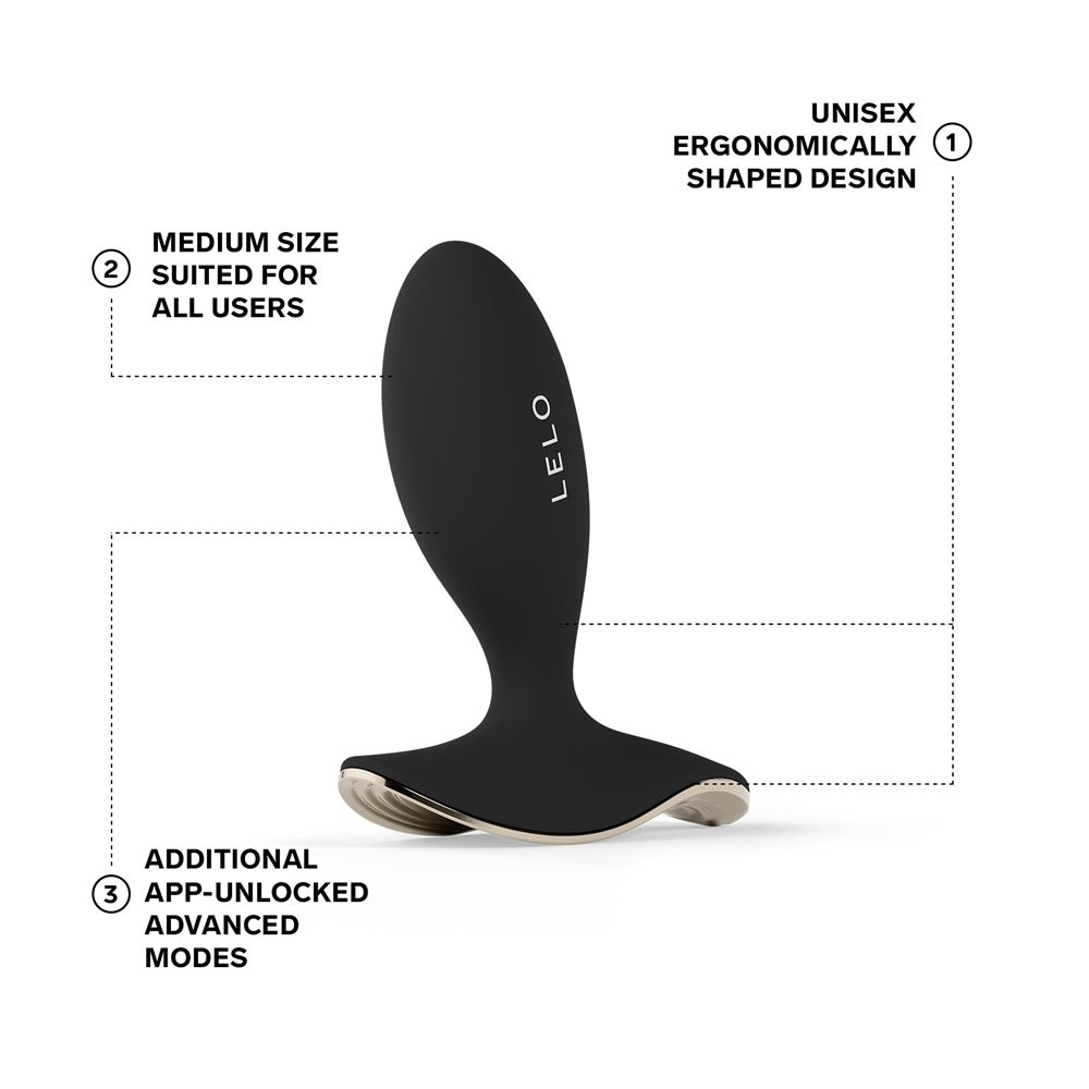 Lelo Surfer 2 – Remote-Controlled Unisex Anal Vibrating Plug - Black